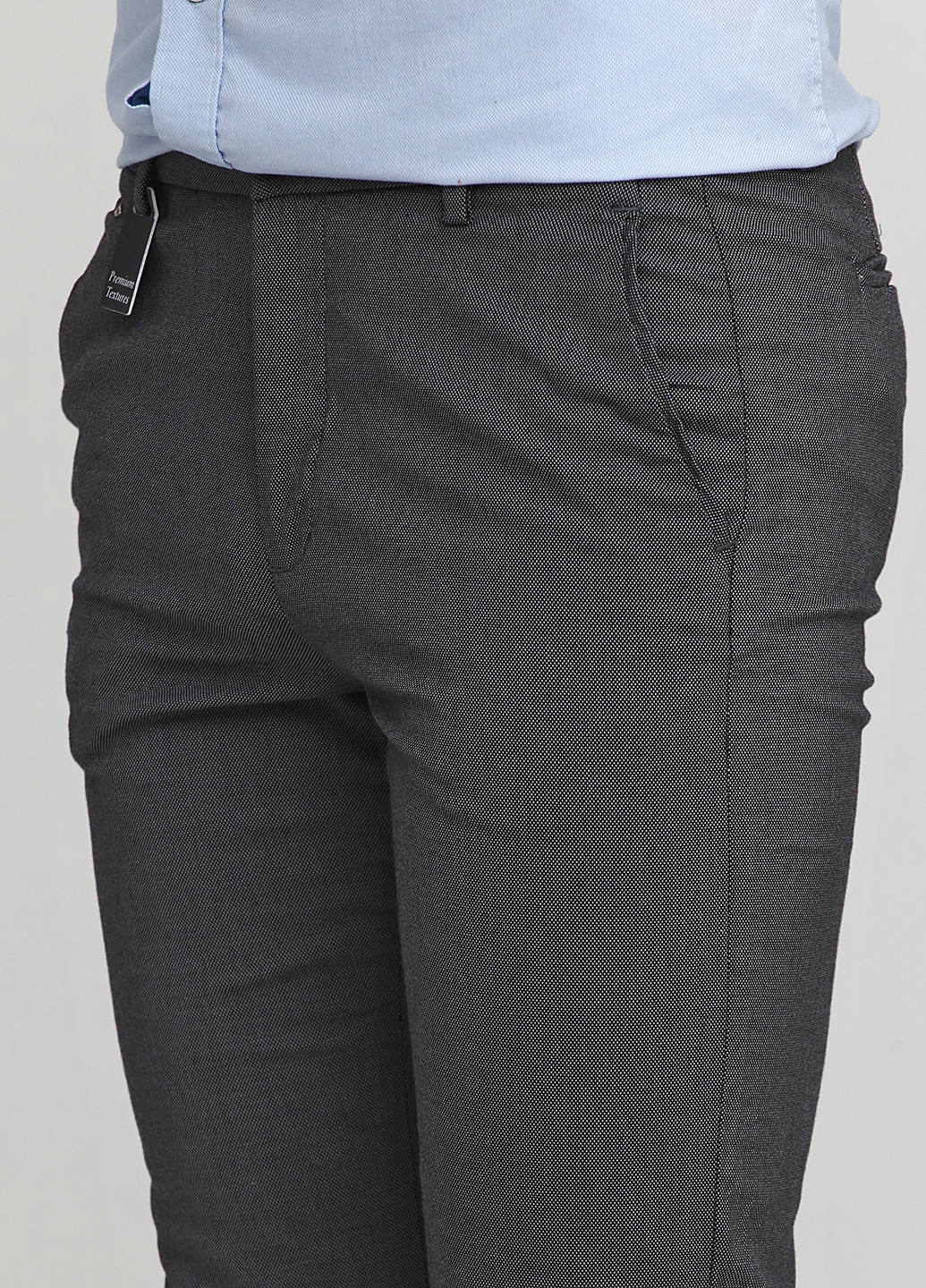 Серые кэжуал демисезонные со средней талией брюки Springfield