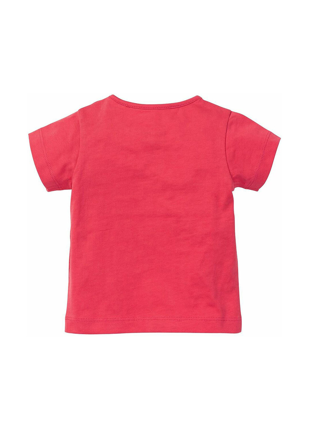 Розовая летняя футболка Lupilu