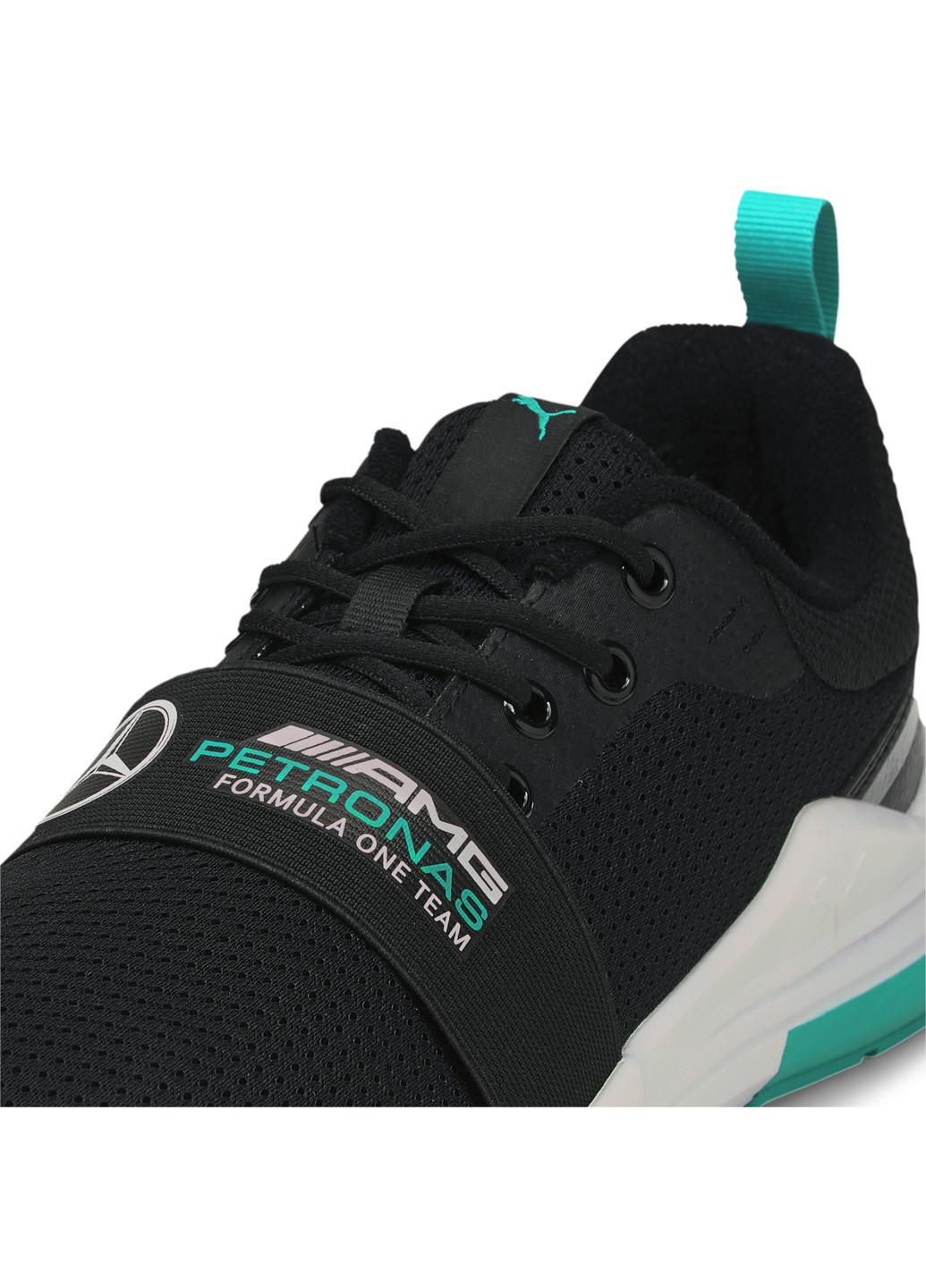 Черные всесезонные кроссовки mercedes f1 wired run motorsport shoes Puma