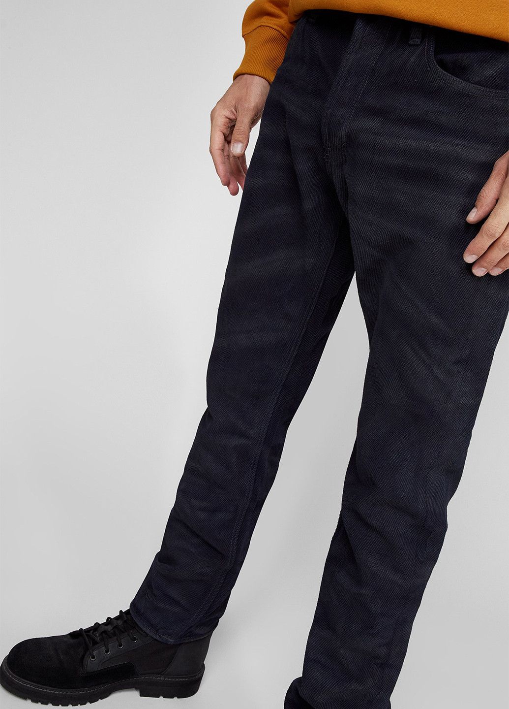 Темно-синие демисезонные прямые джинсы G-Star Raw