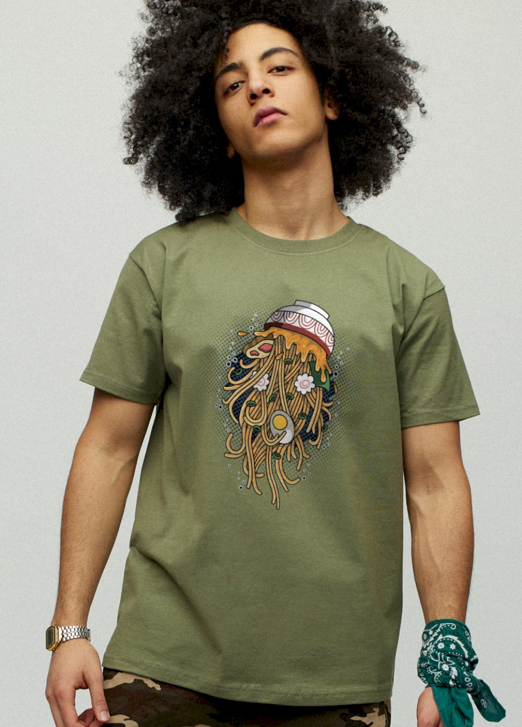 Хакі (оливкова) футболка чоловіча YAPPI