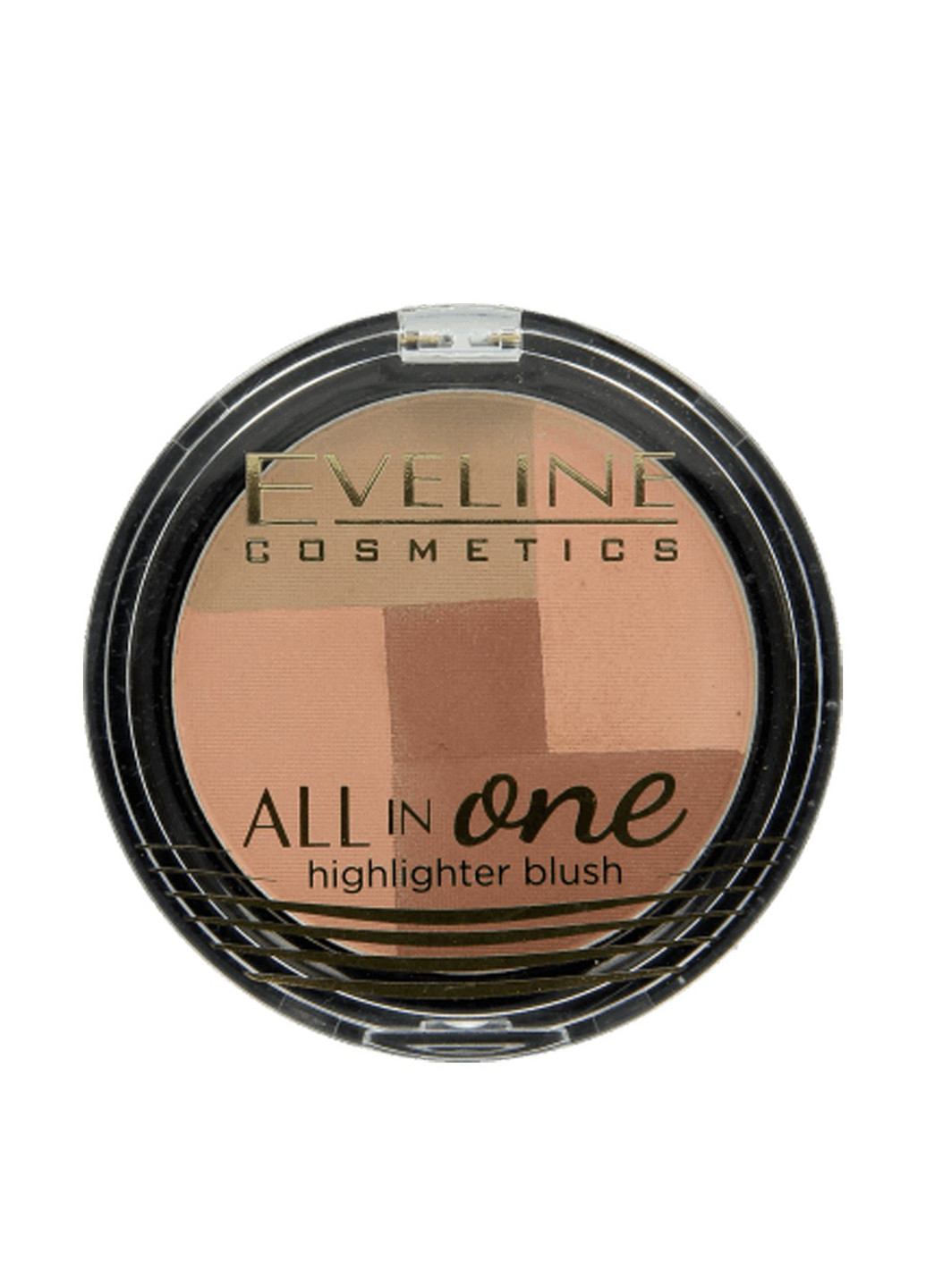 Рум'яна All In One Highlighter Blush №01, 6,5 г Eveline Cosmetics (74512078)