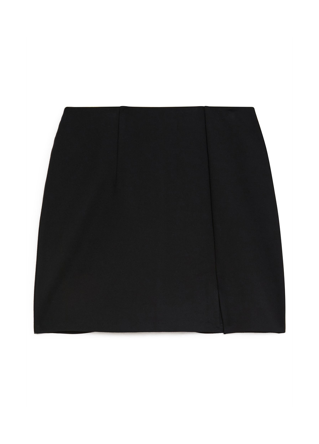 Черная кэжуал однотонная юбка Jennyfer а-силуэта (трапеция)