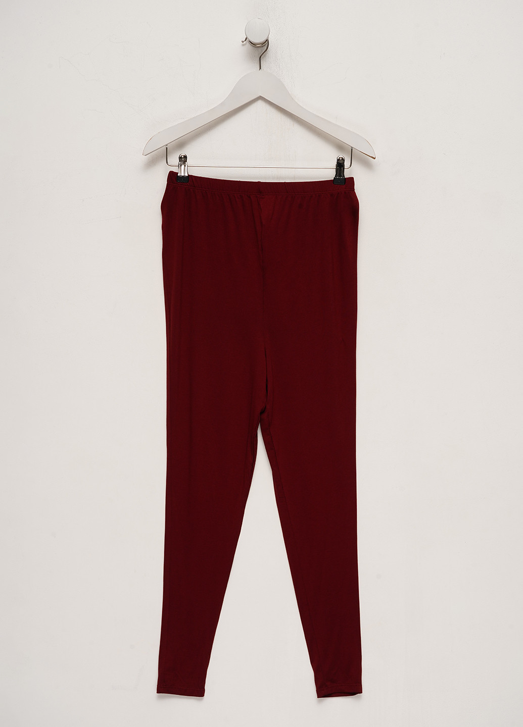 Бордовые летние леггинсы Boohoo