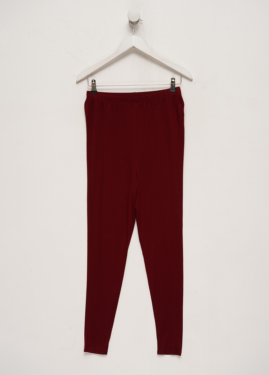 Бордовые летние леггинсы Boohoo