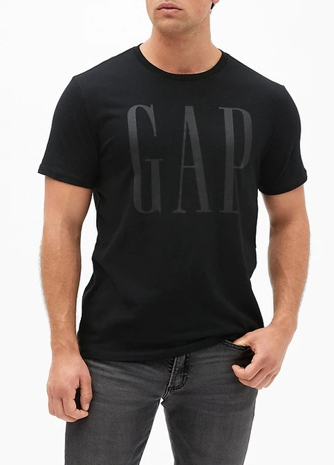 Черная футболка Gap 499630 true black