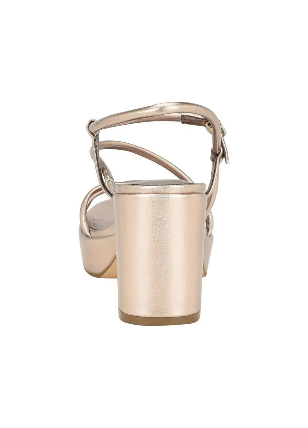 Золотистые босоножки Calvin Klein с ремешком