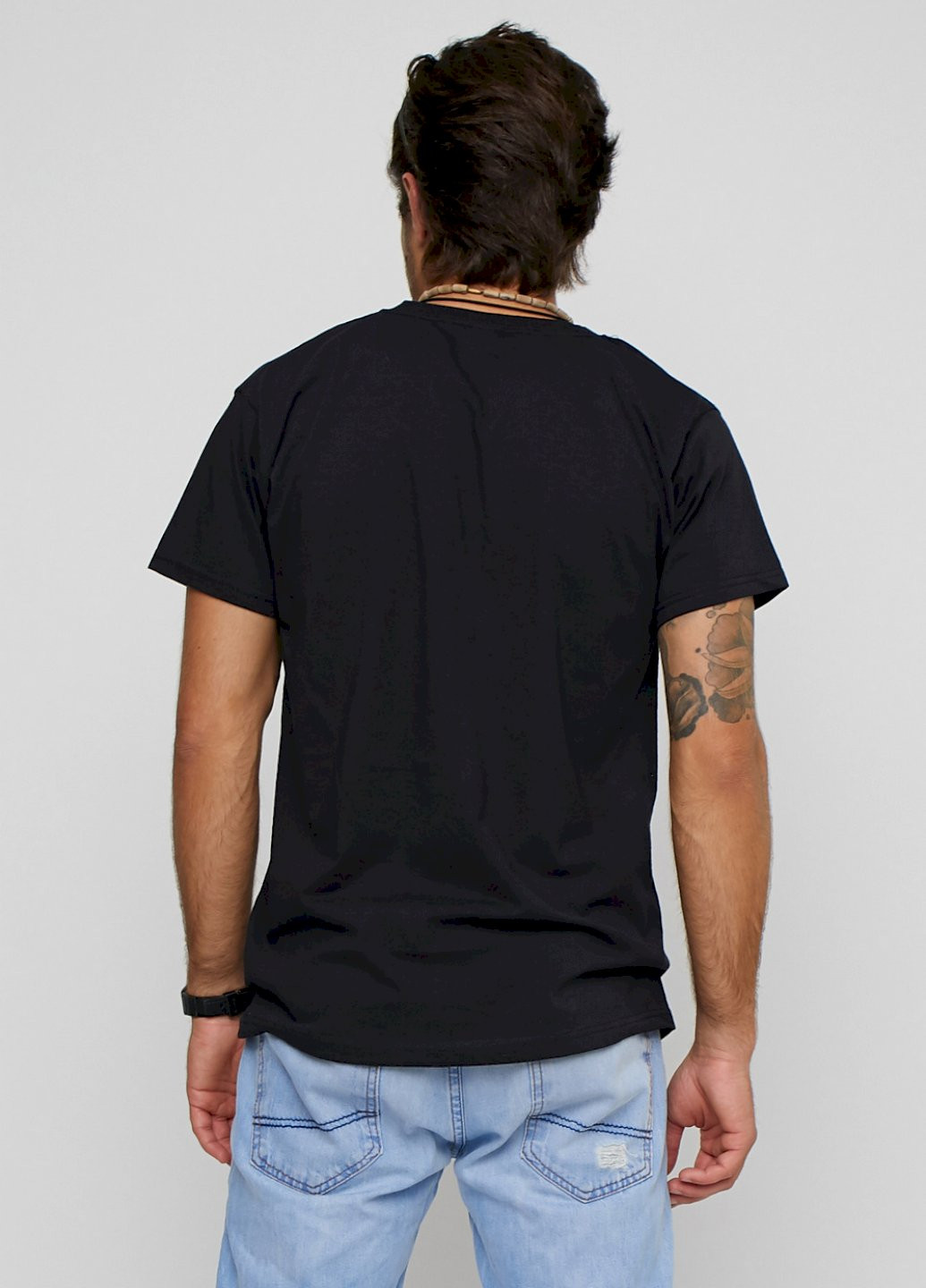 Черная футболка мужская YAPPI
