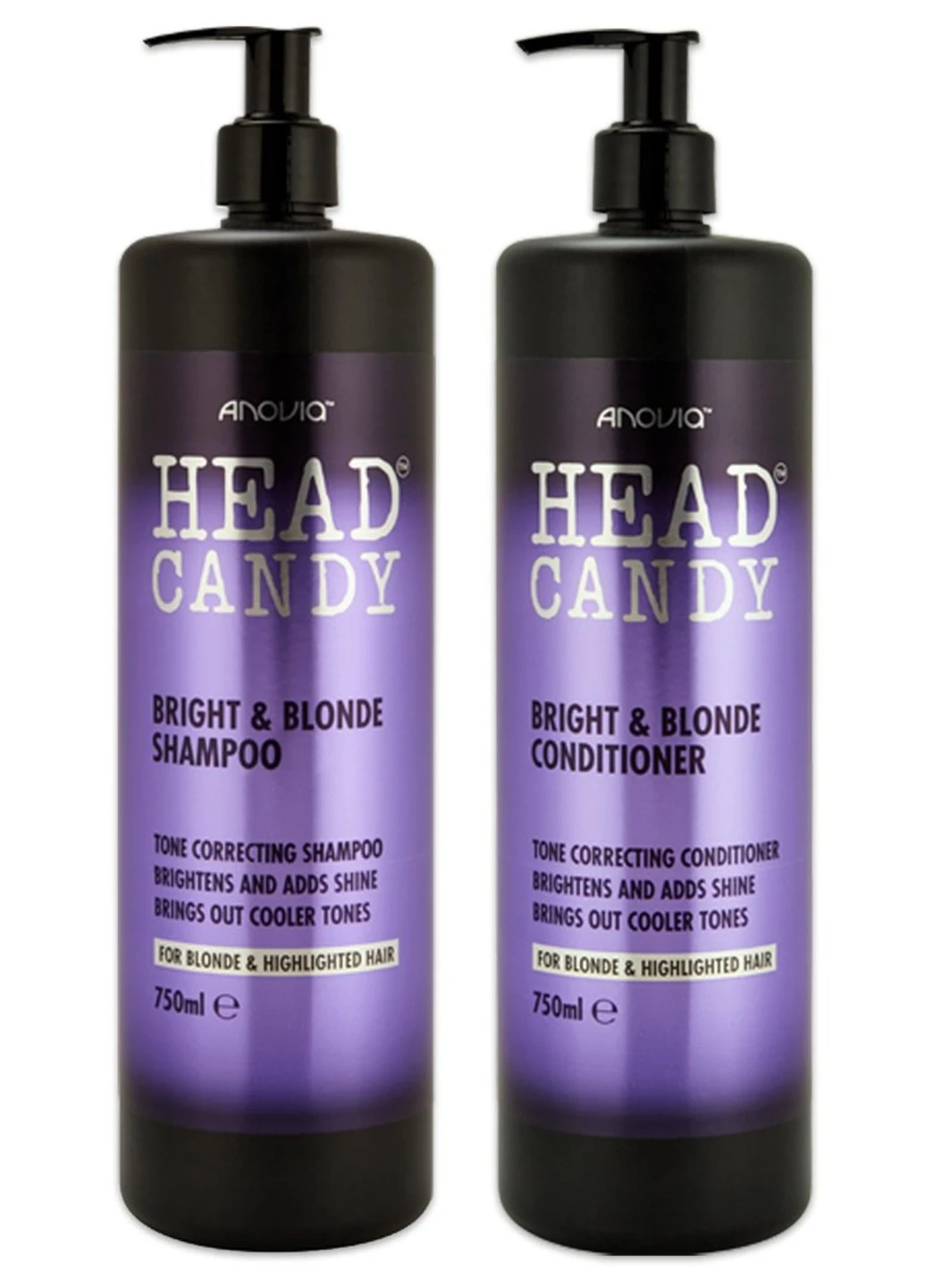 Набор для волос HEAD CANDY Bright & Blonde шампунь и кондиционер 750мл + 750мл Anovia (250018190)