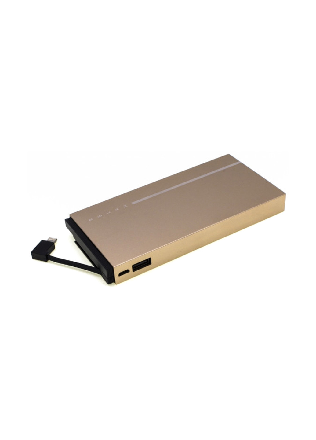 Портативное зарядное устройство Relan 10000mAh 2USB-2A with 2in1 gold (павербанк) Remax RPP-65-GOLD