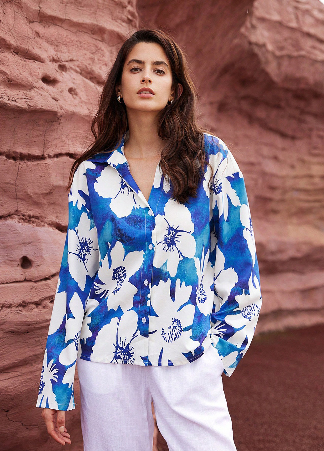 Комбінована блуза SHEIN