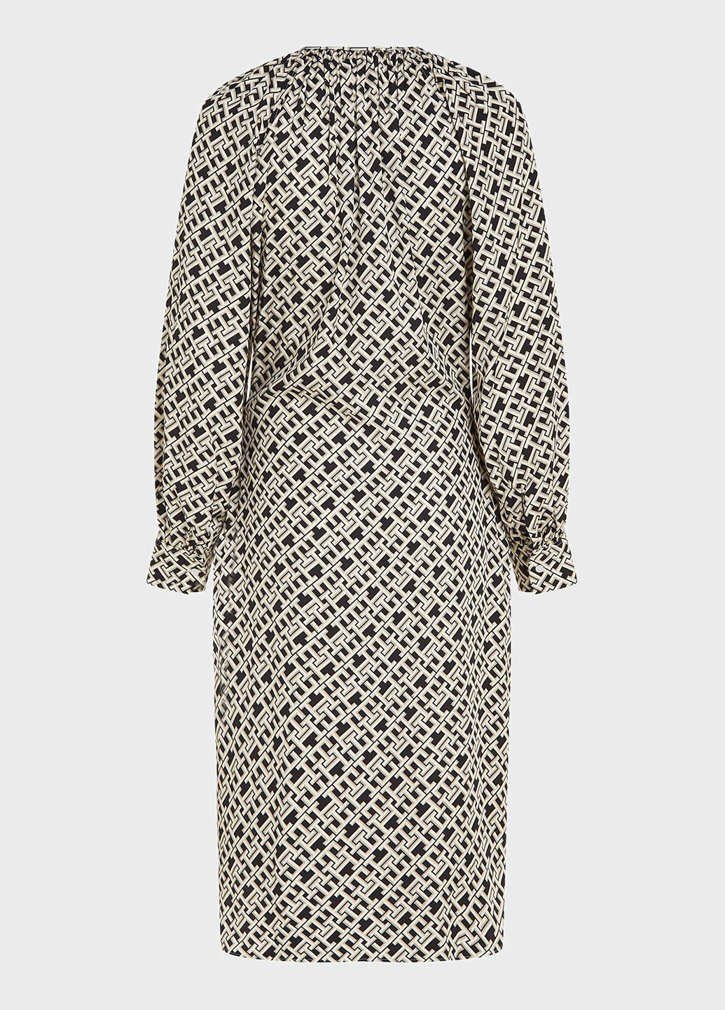 Чорно-білий кежуал сукня футляр Tommy Hilfiger з логотипом