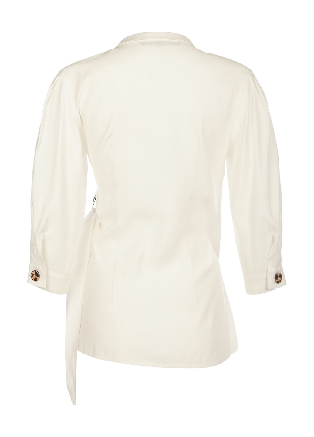 Белая демисезонная блузка на запах LOVE REPUBLIC