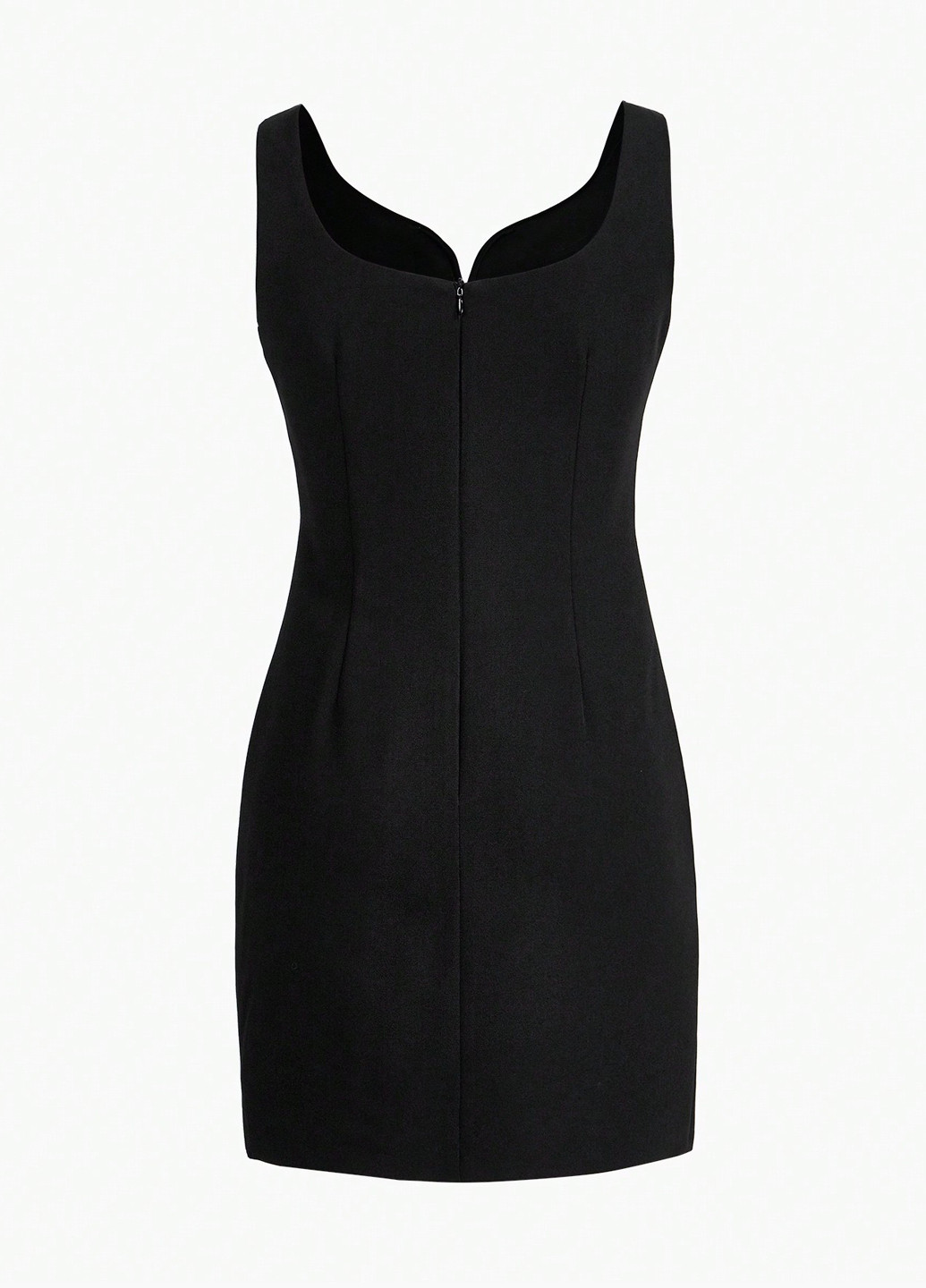 Черное вечернее платье SHEIN однотонное