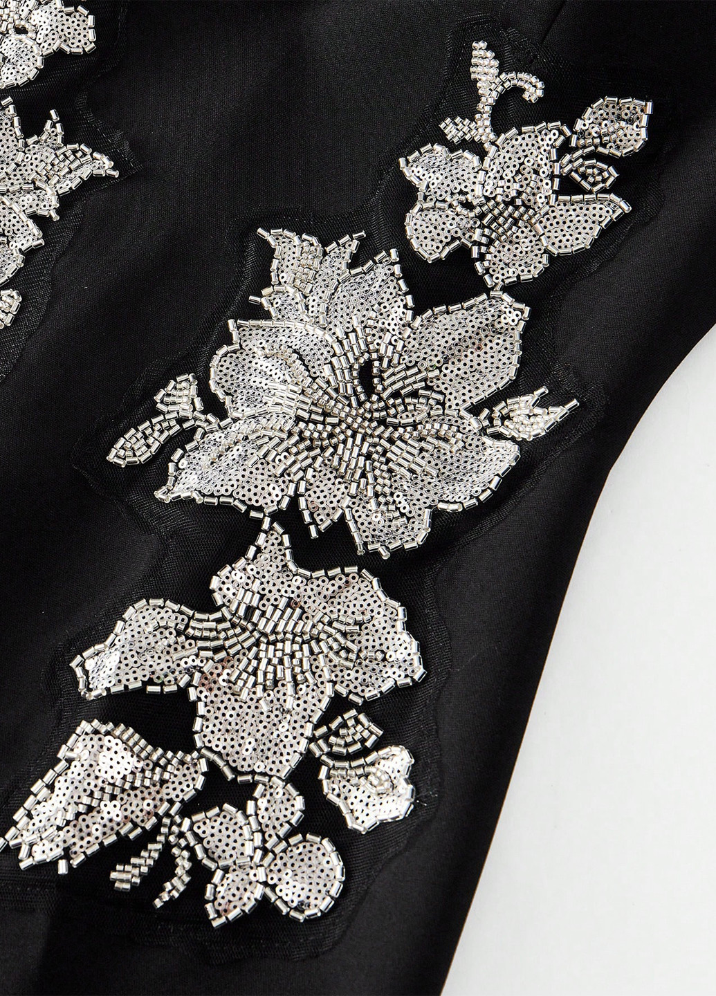 Черное вечернее платье SHEIN однотонное