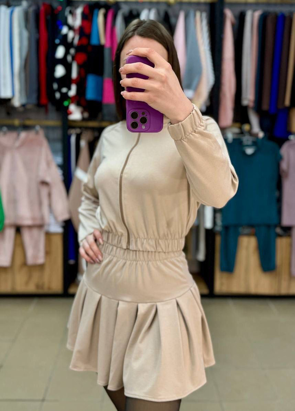 Костюм (бомбер, юбка) No Brand (358867280)