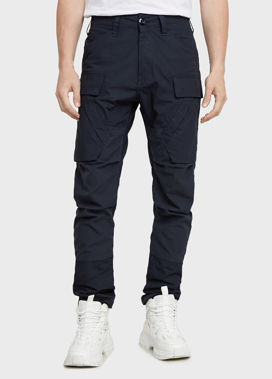Темно-синие кэжуал демисезонные карго брюки G-Star Raw