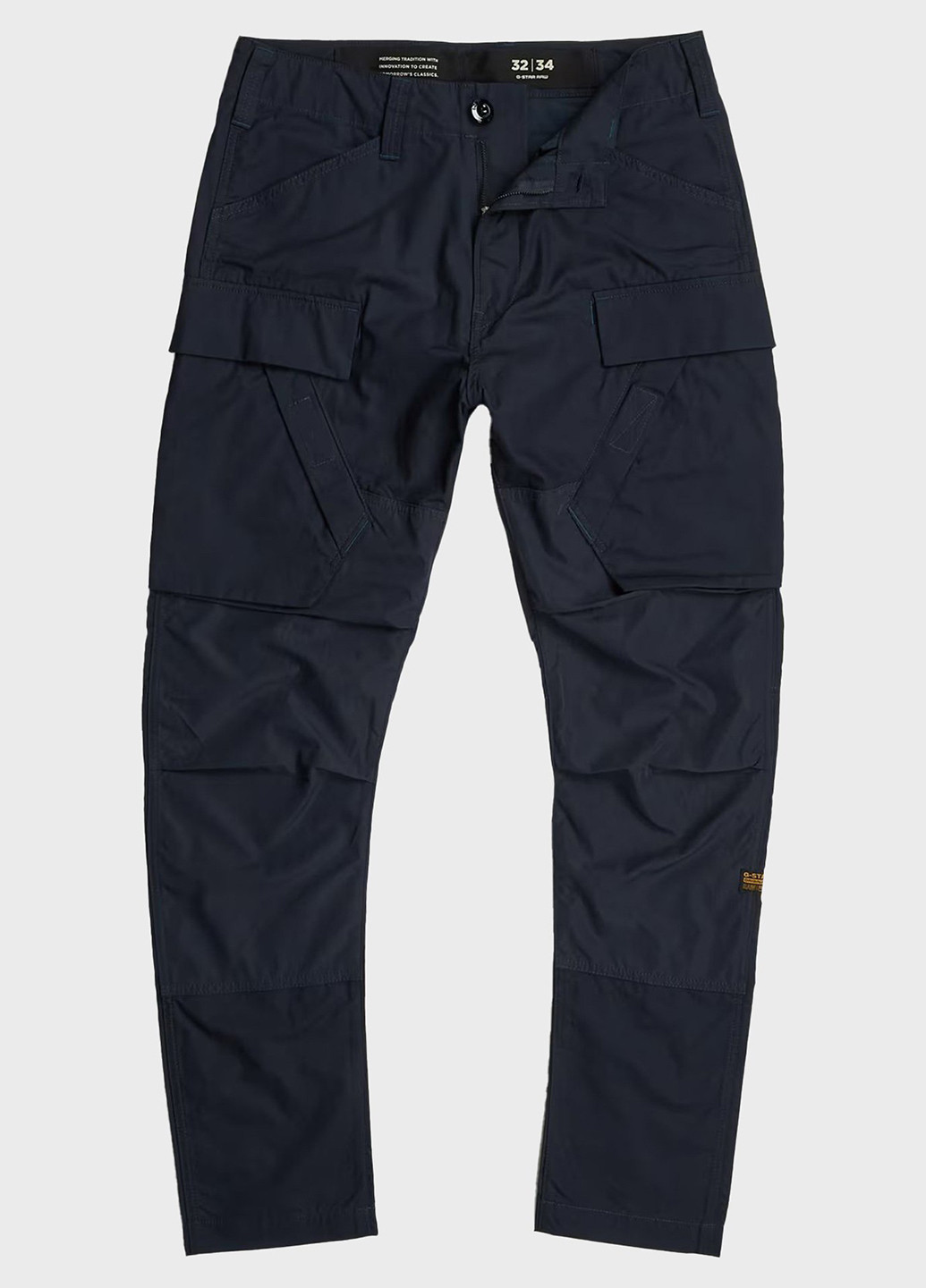 Темно-синие кэжуал демисезонные карго брюки G-Star Raw