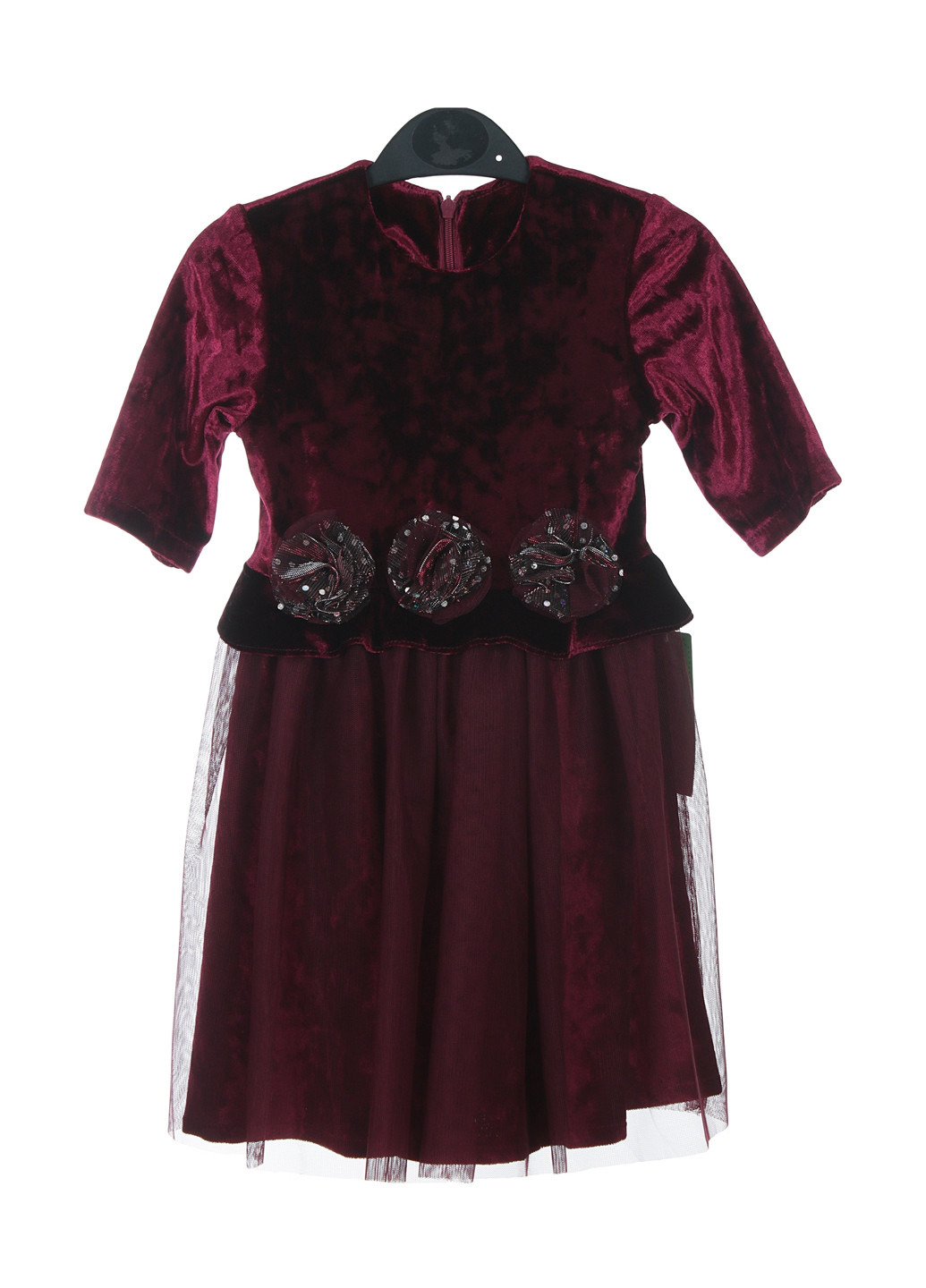Бордовое платье Monaliza (286212543)