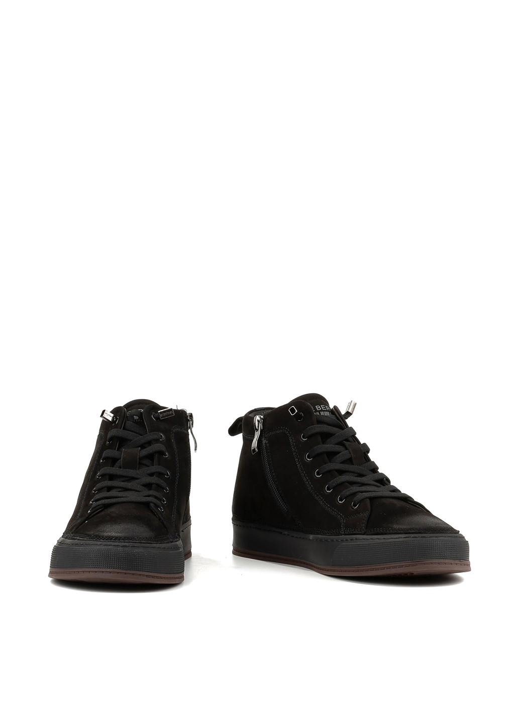 Черные зимние ботинки Le'BERDES