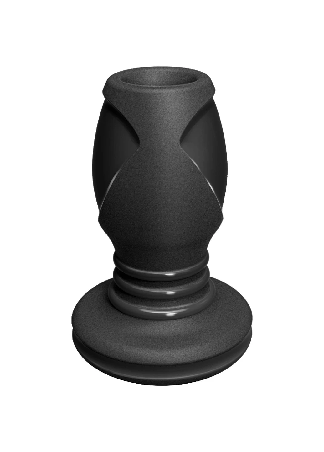 Анальний тунель Platinum Premium Silicone - The Stretch - Medium - Black Doc Johnson (252297634)