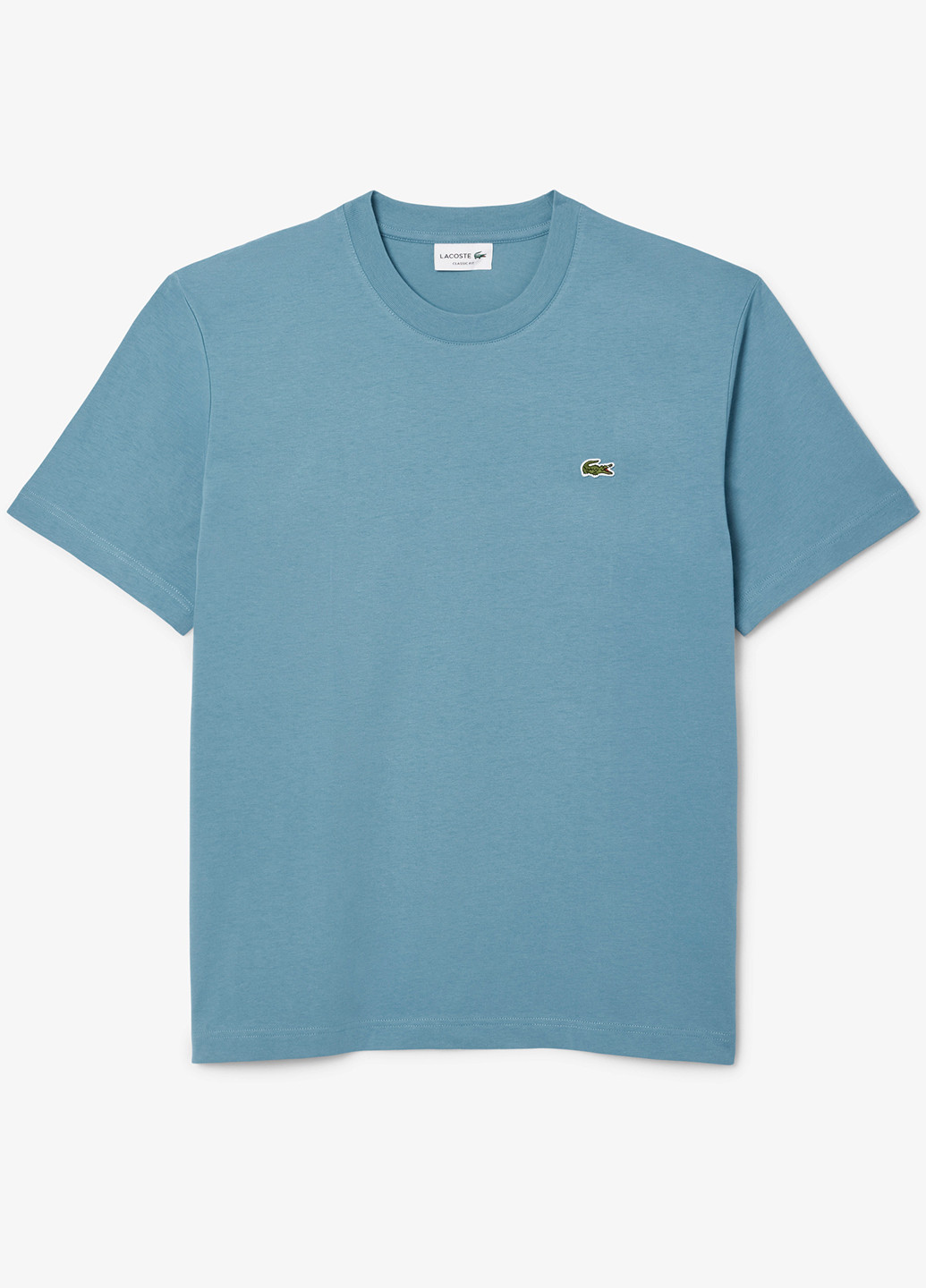 Темно-блакитна футболка Lacoste