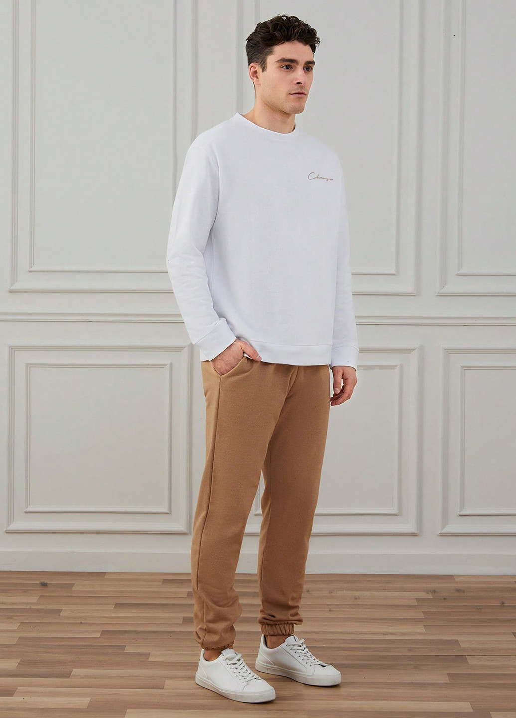 Комбінований демісезонний комплект (лонгслів, брюки) SHEIN