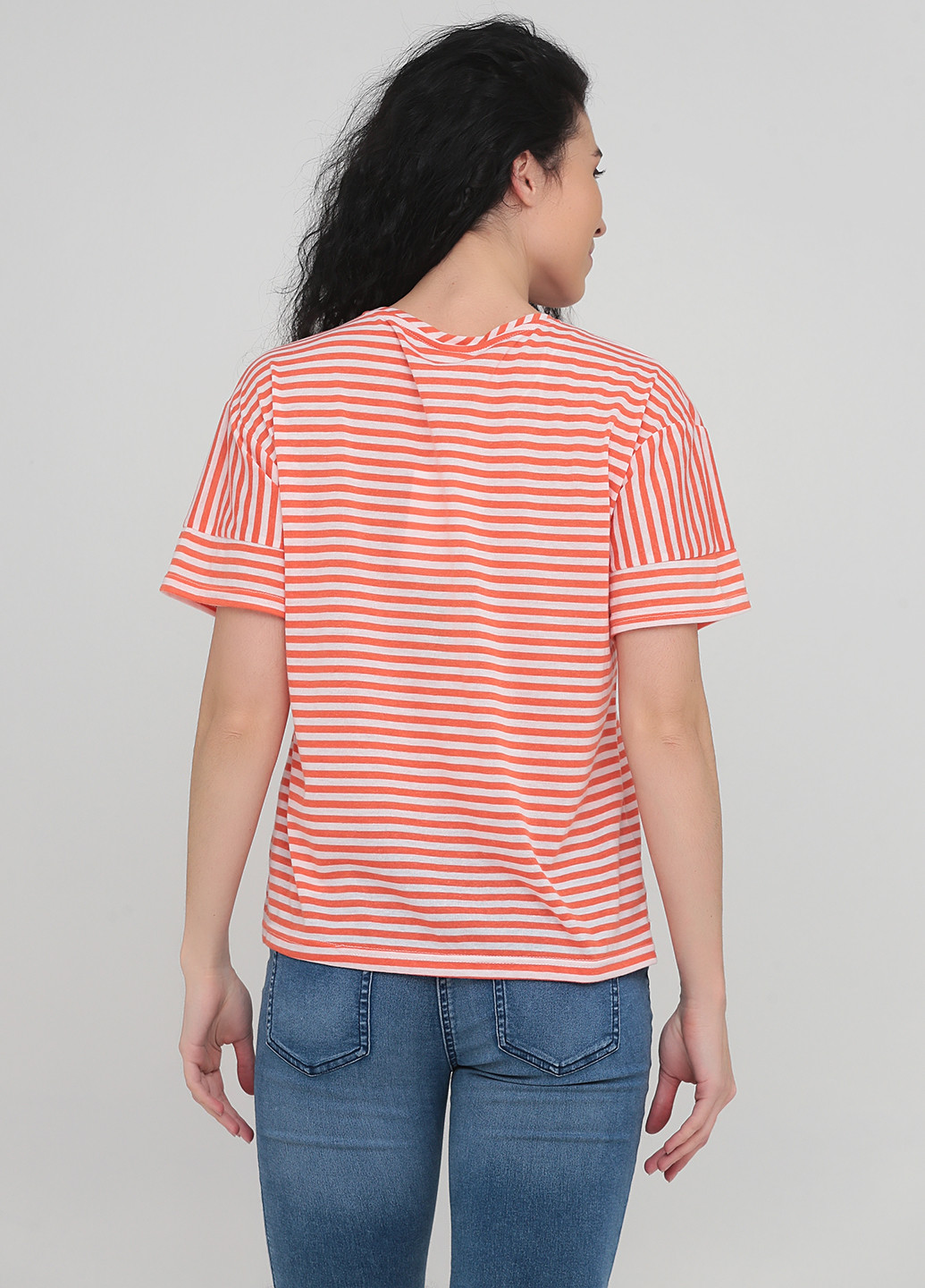 Оранжевая летняя футболка Gina Benotti