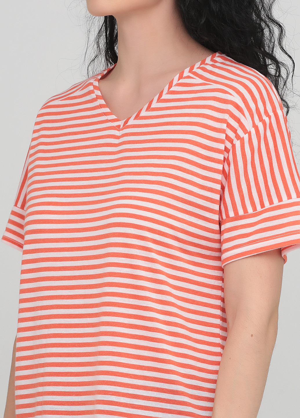 Оранжевая летняя футболка Gina Benotti