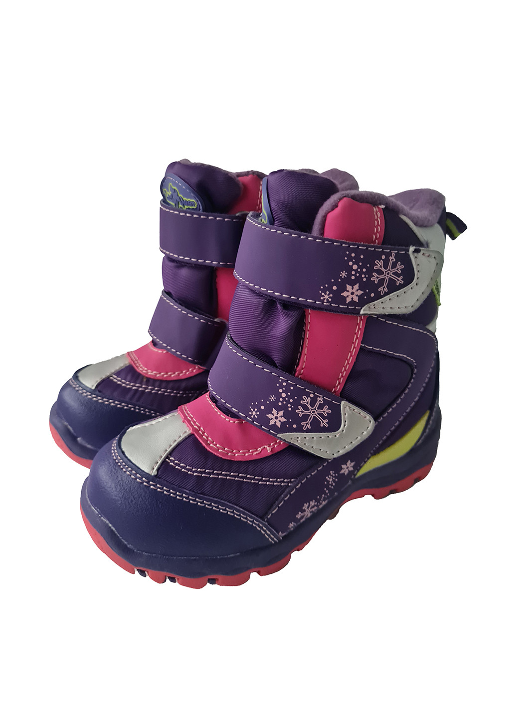 Фиолетовые кэжуал зимние ботинки B & G