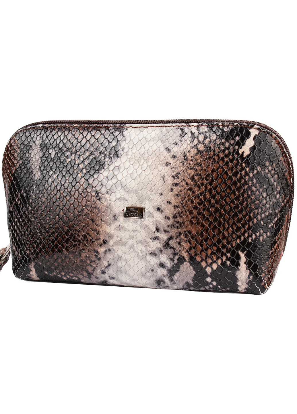 Женская кожаная косметичка 21х11,5х6 см Desisan (253174405)