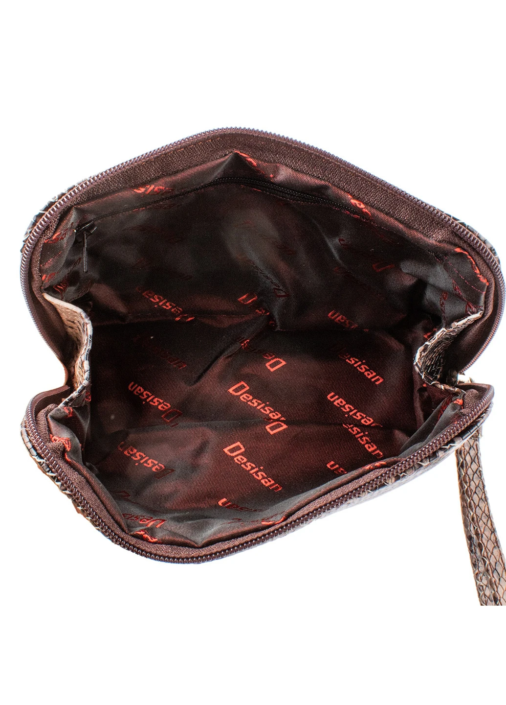 Женская кожаная косметичка 21х11,5х6 см Desisan (253174405)