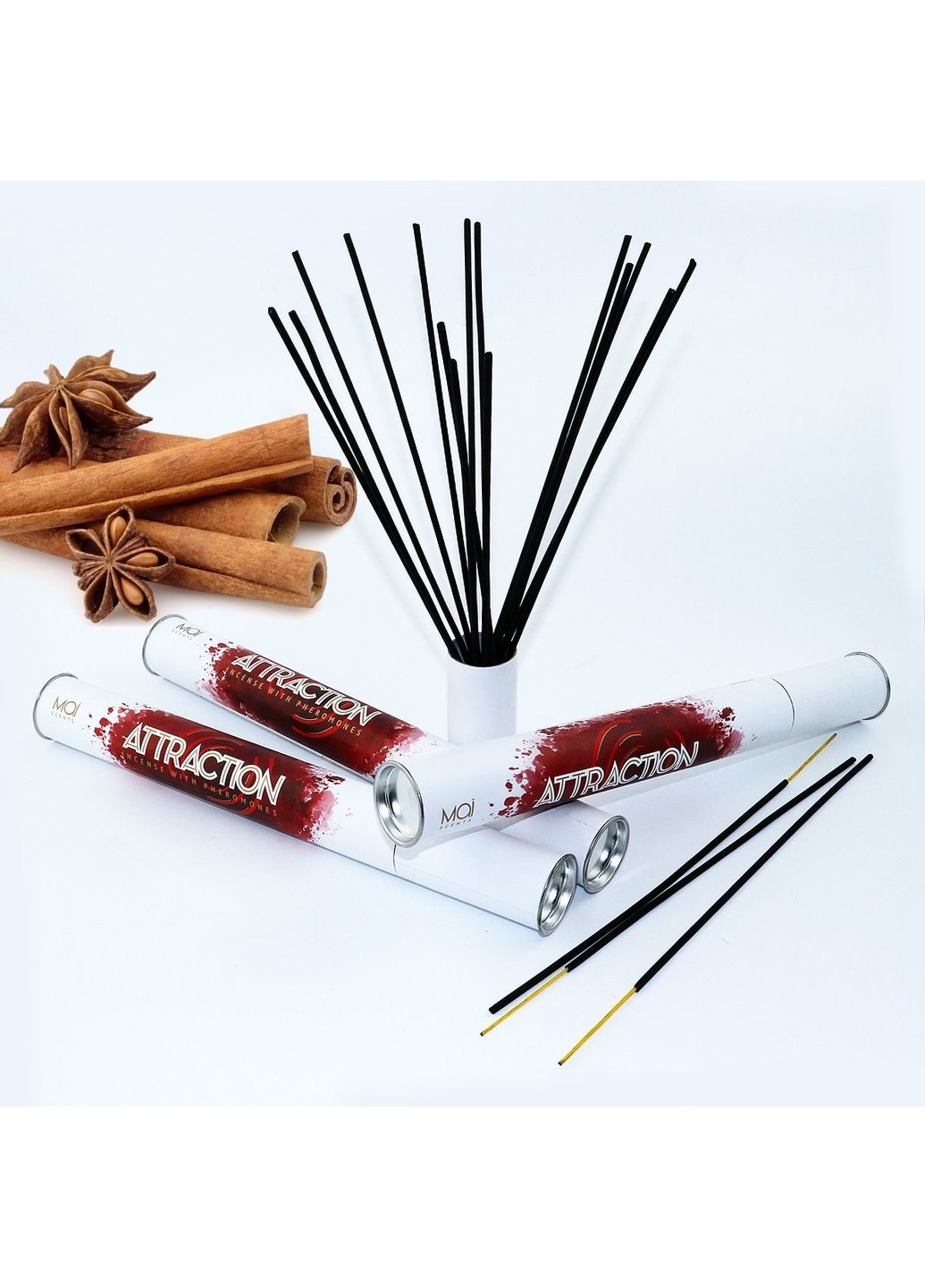 Ароматические палочки с феромонами и ароматом корицы Cinnamon (20 шт) MAI (252431345)
