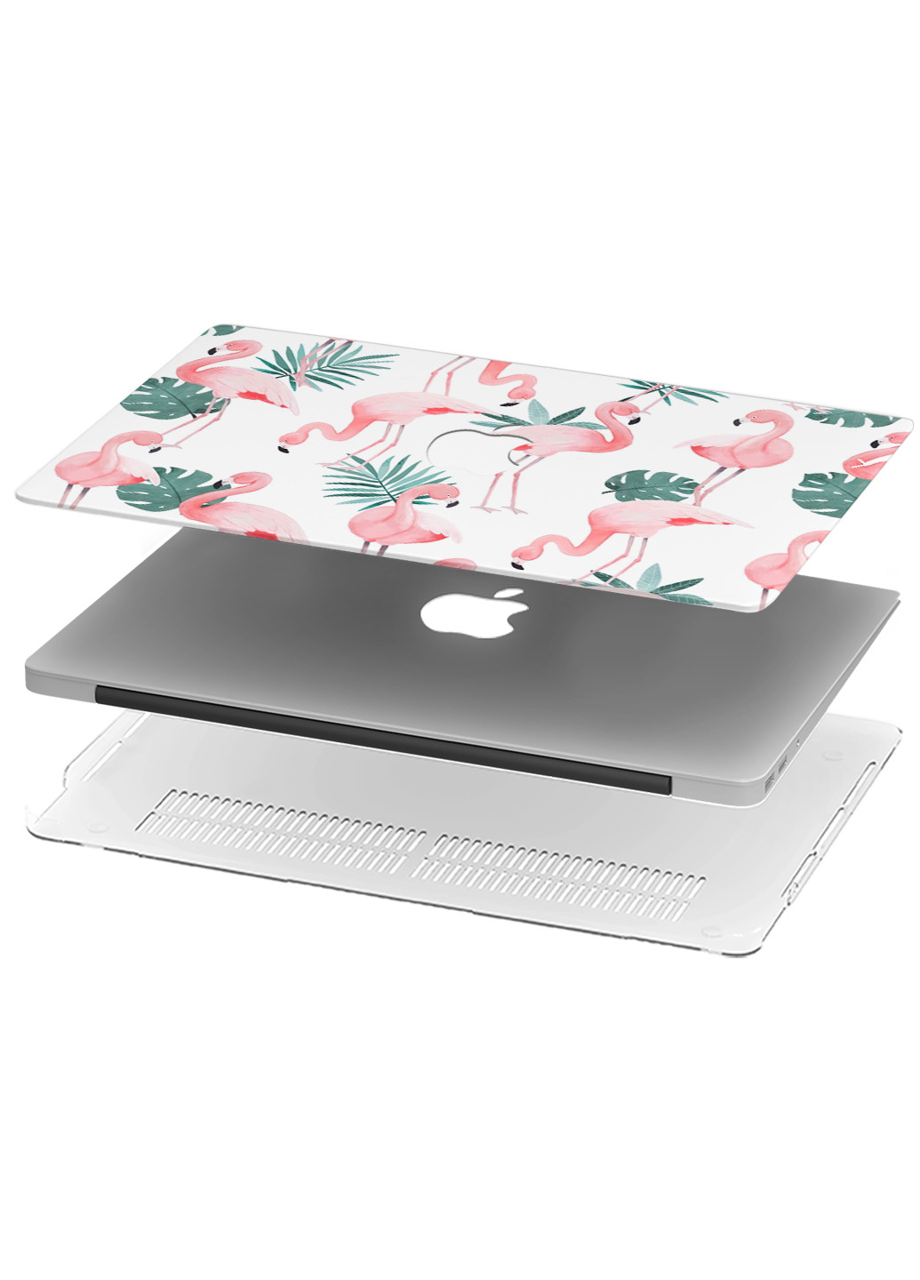 Чохол пластиковий для Apple MacBook Air 13 A1466 / A1369 Фламінго (Flamingo) (6351-1733) MobiPrint (218539149)