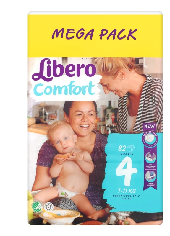 ПОДГУЗНИКИ ДЛЯ ДЕТЕЙ 7-11КГ COMFORT 4 Libero (213326049)