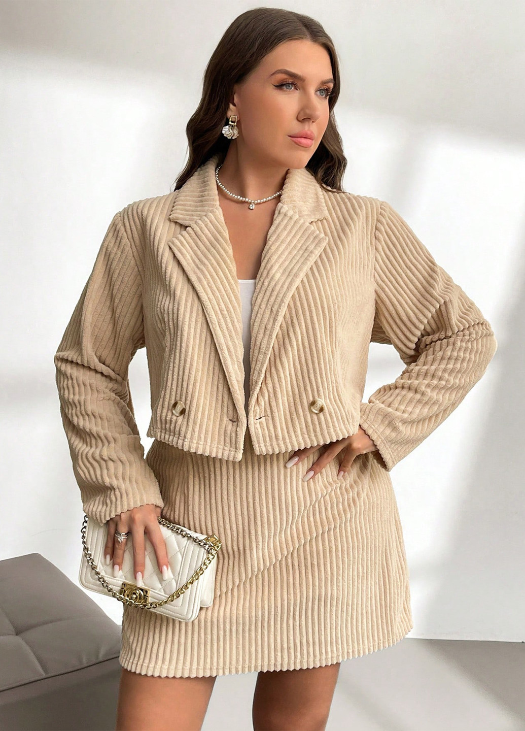 Костюм (жакет, юбка) SHEIN (333366152)