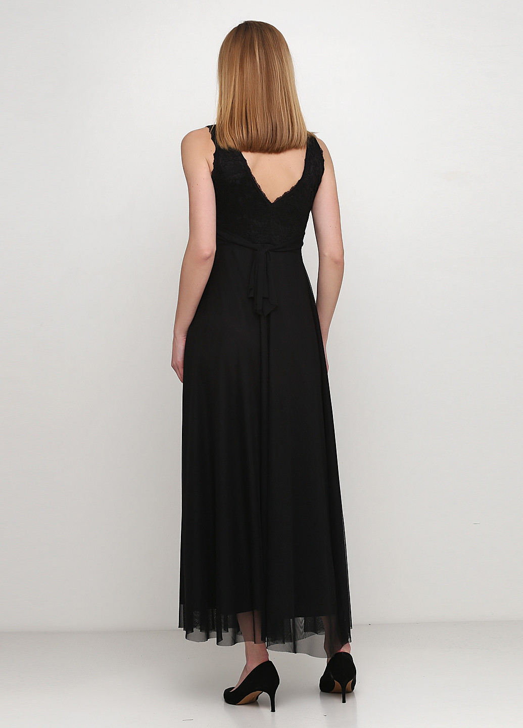 Черное кэжуал платье Maglieria Veneta однотонное