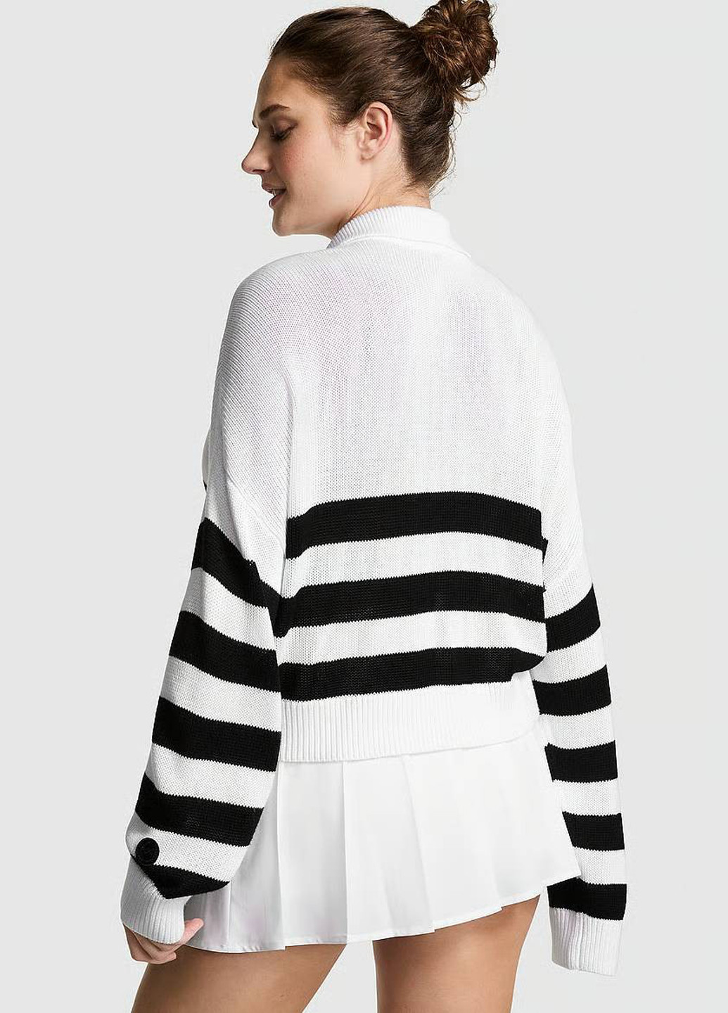 Белый демисезонный свитер Victoria's Secret