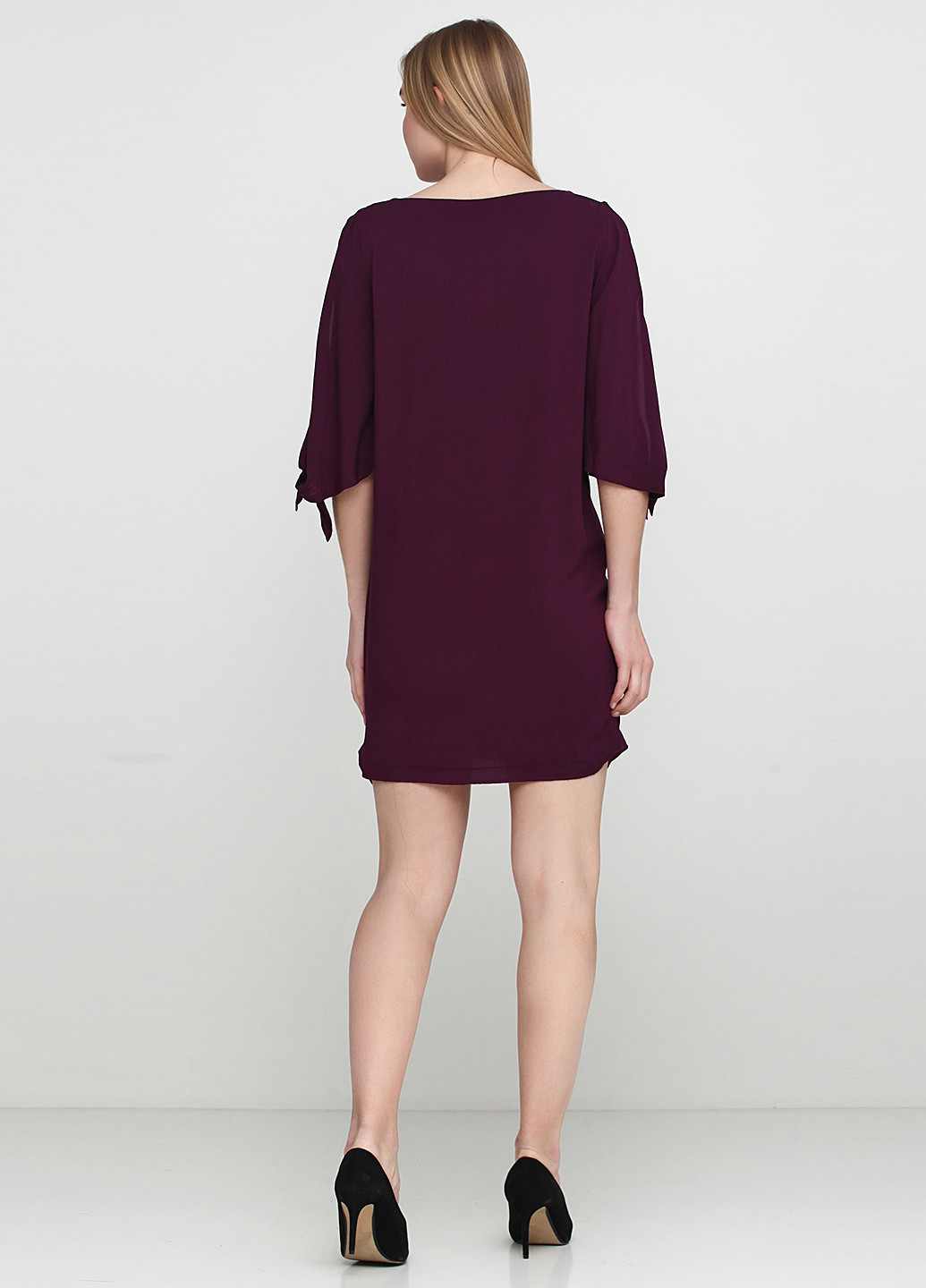 Фіолетова кежуал сукня сукня-сорочка H&M однотонна