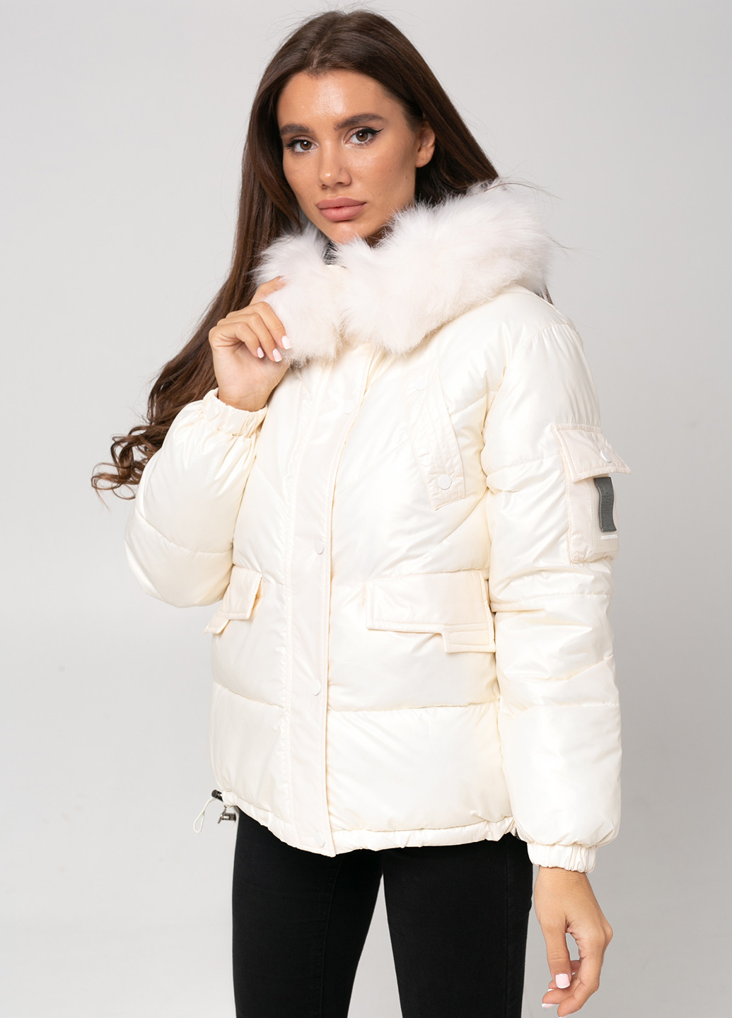 Молочная зимняя куртка Icon
