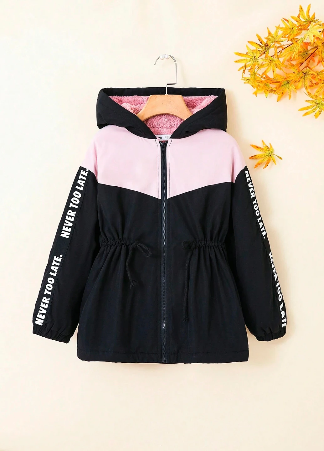 Комбинированная демисезонная куртка SHEIN