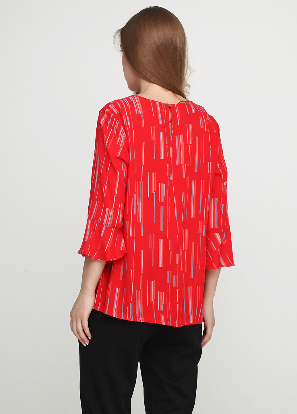 Красная летняя блуза BRANDTEX COPENHAGEN
