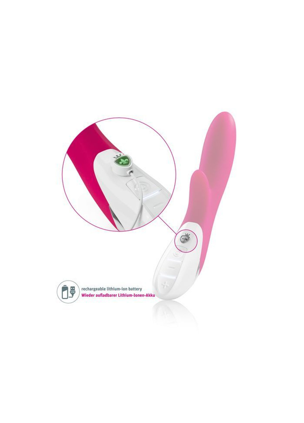 Вибратор-кролик Danny Divido Pink Mystim (252146437)