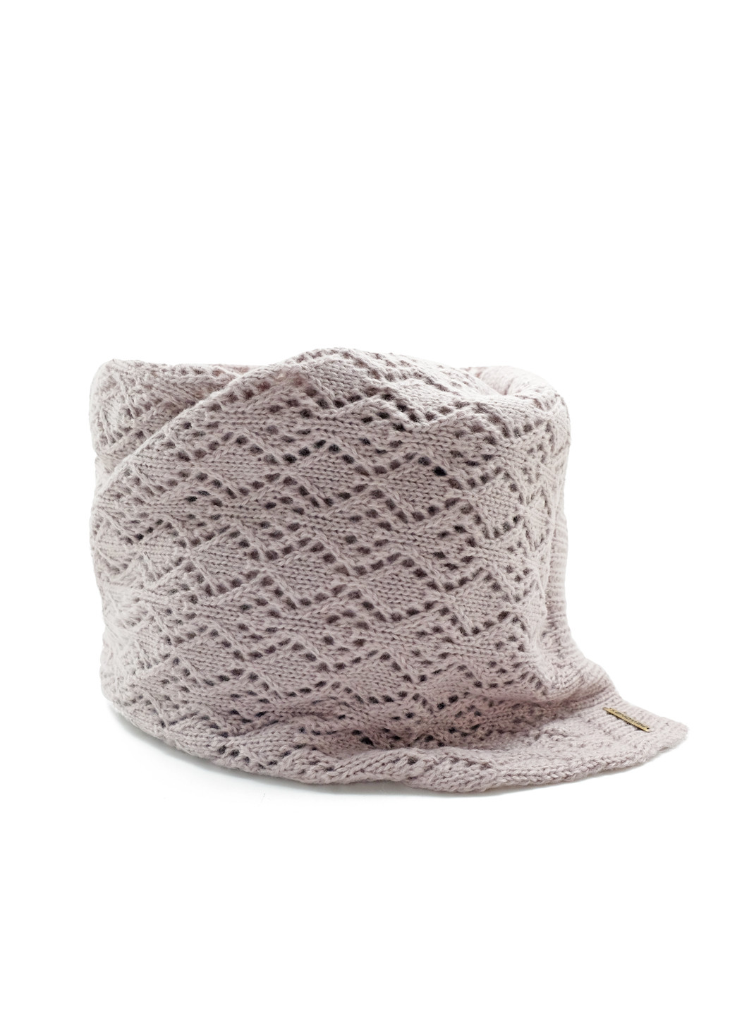 Бежевый демисезонный комплект (шапка, шарф) Pawonex