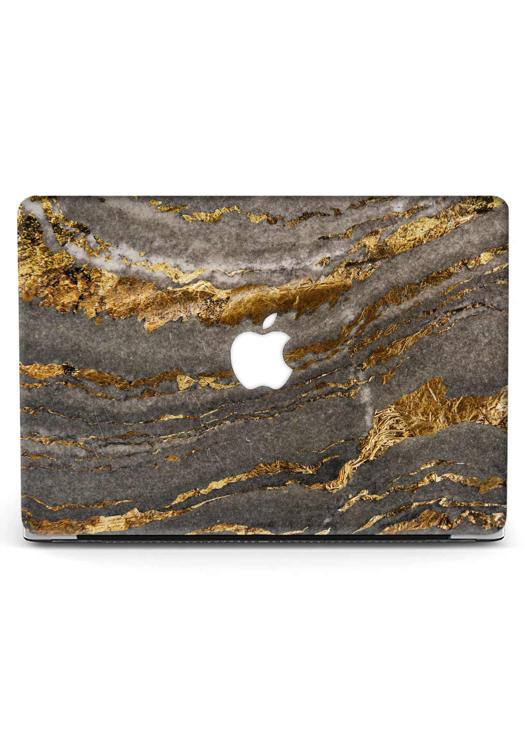 Чехол пластиковый для Apple MacBook Air 13 A1466 / A1369 Мрамор с золотом (Marble with gold) (6351-2333) MobiPrint (218865638)