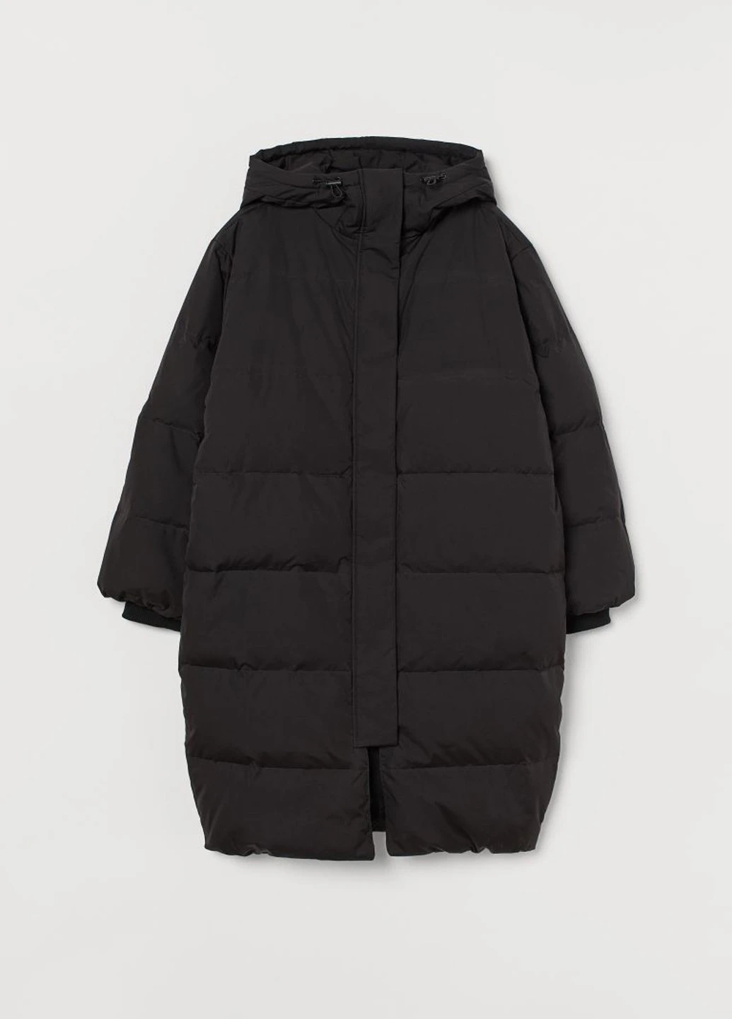 Чорна зимня куртка H&M