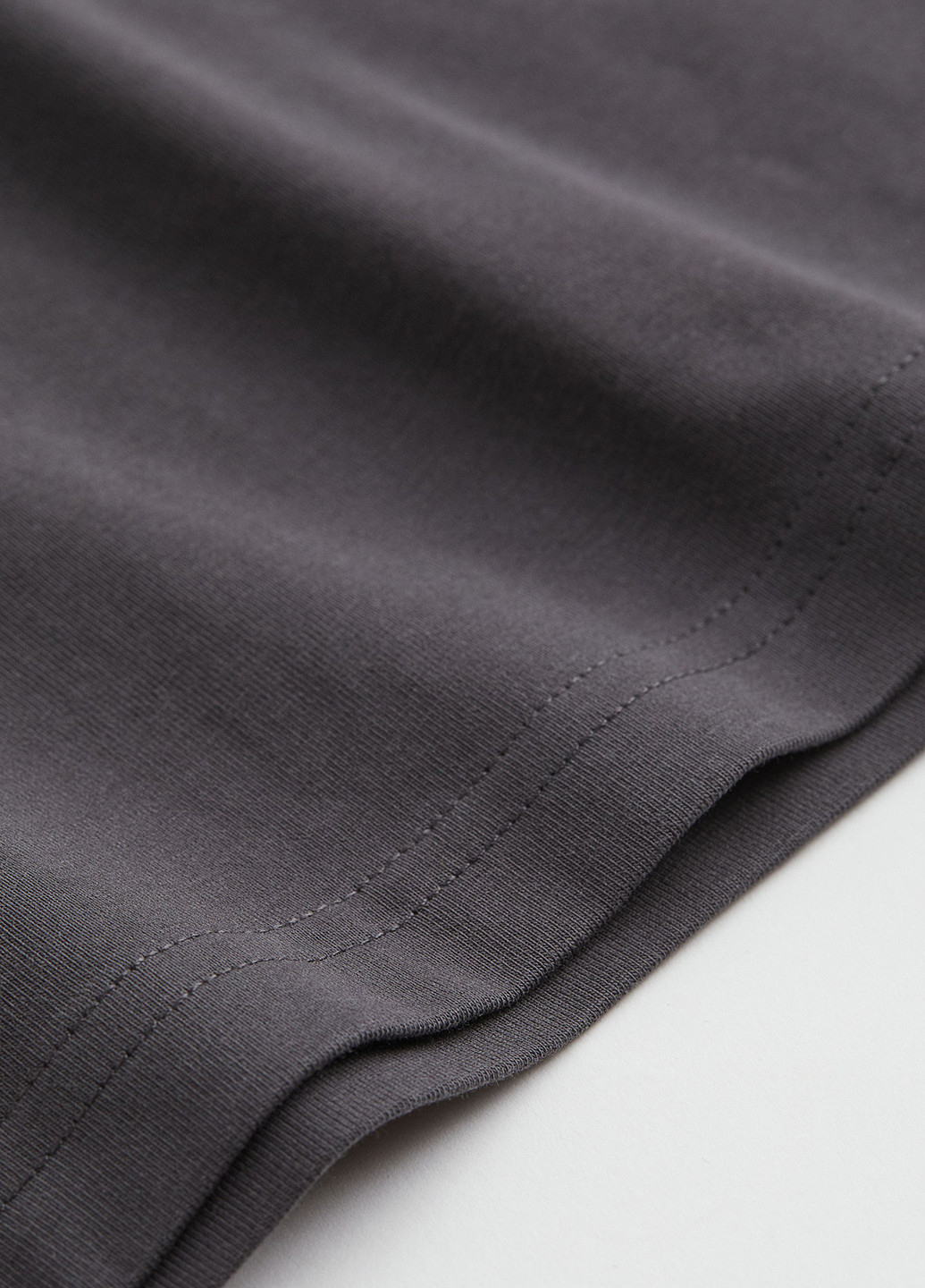 Темно-серая кэжуал однотонная юбка H&M