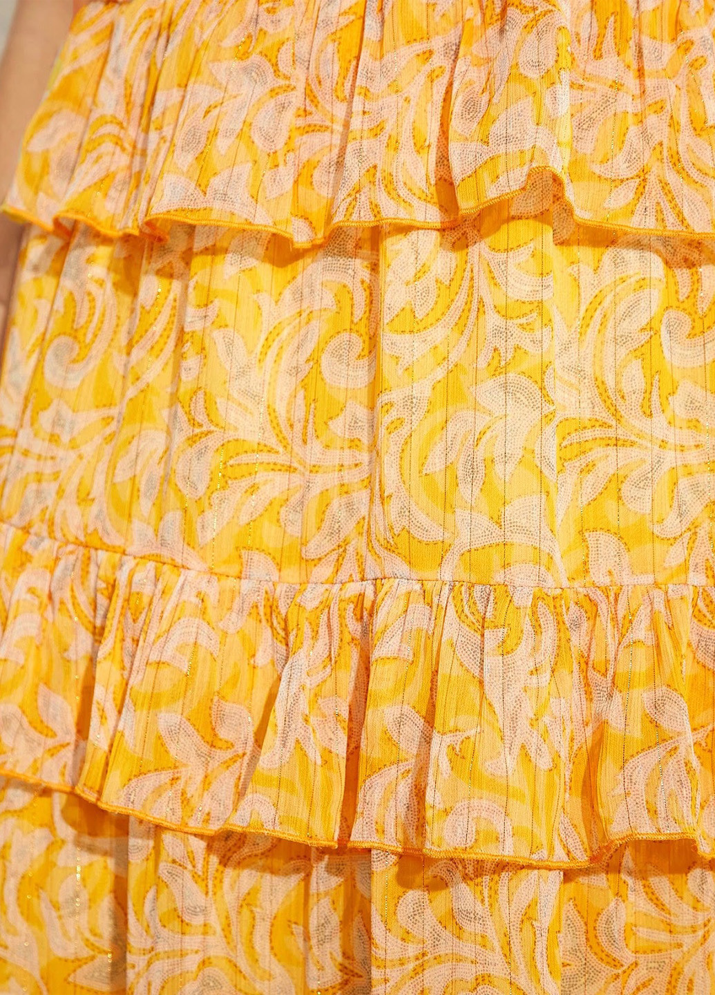 Помаранчева кежуал сукня а-силует, з відкритою спиною SHEIN з квітковим принтом