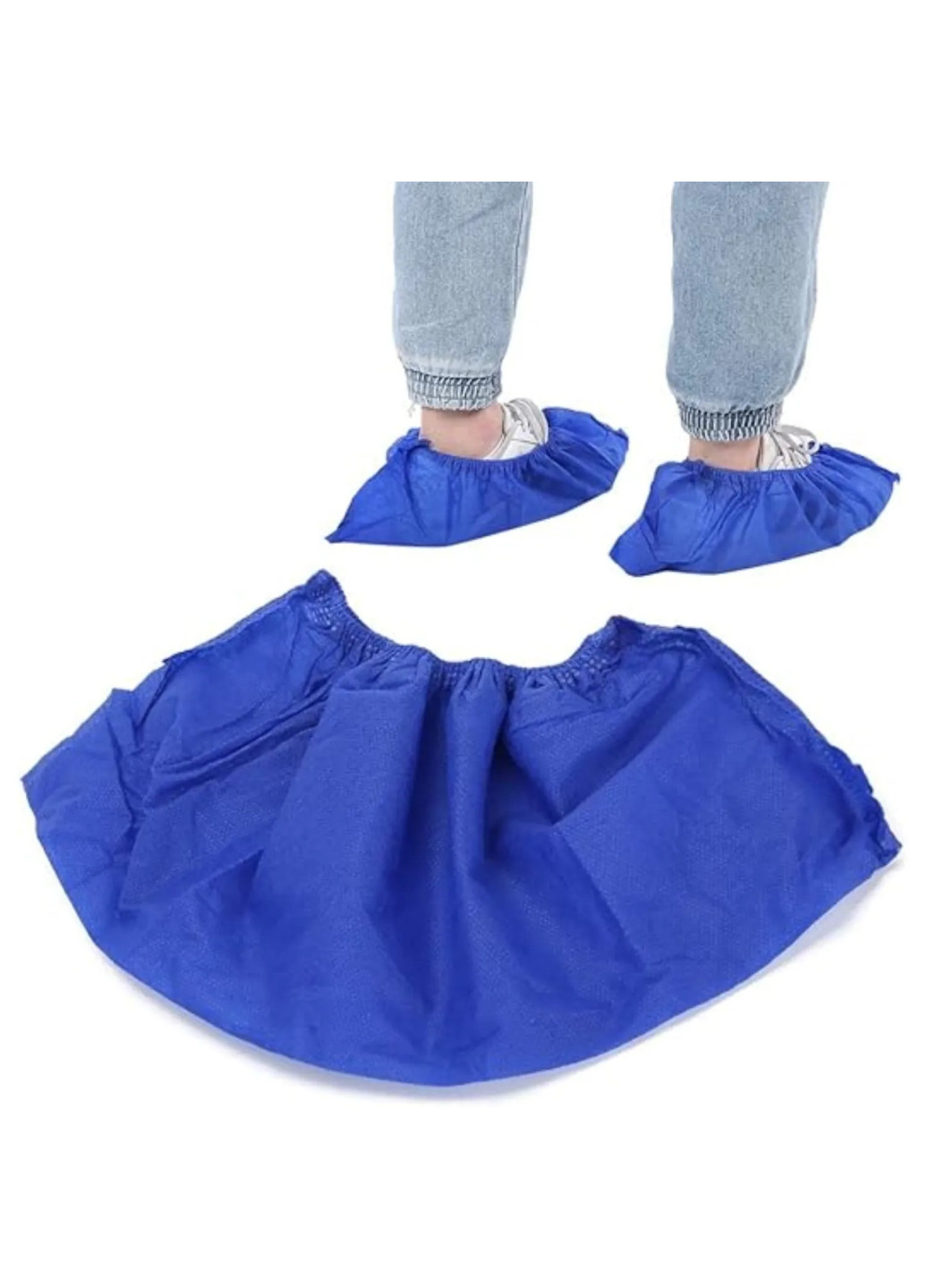 Водонепроницаемые бахилы на обувь многоразовые, 33х17 см TV-magazin (293107070)