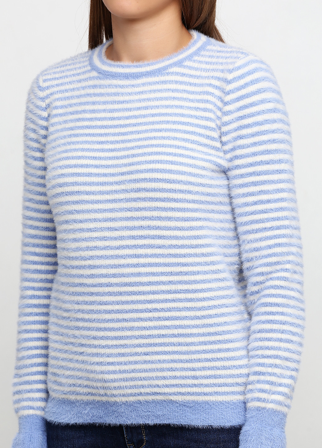 Голубой зимний свитер джемпер Dorkini